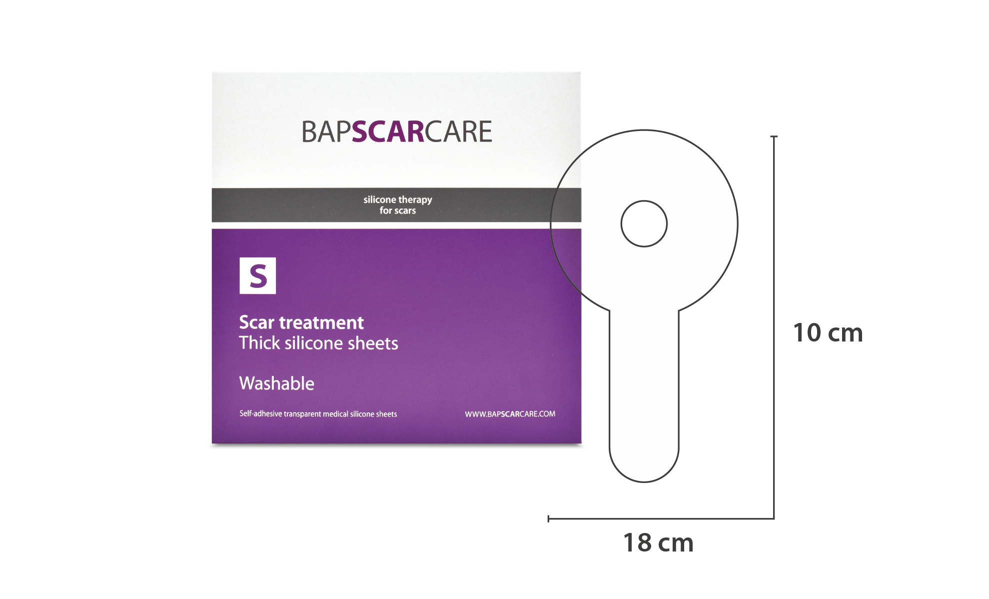 BSC S sleutelgat transparant