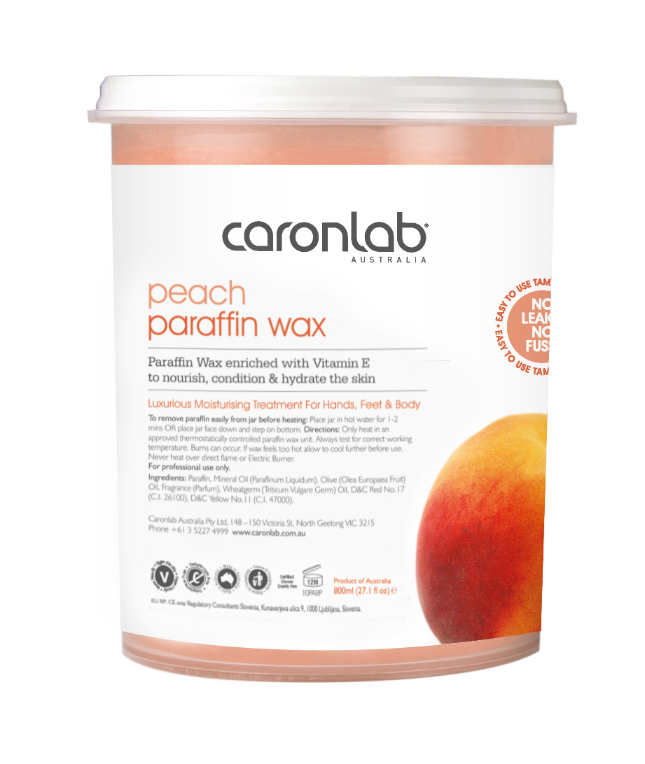 Caronlab 800ml Paraffin Peach Revised