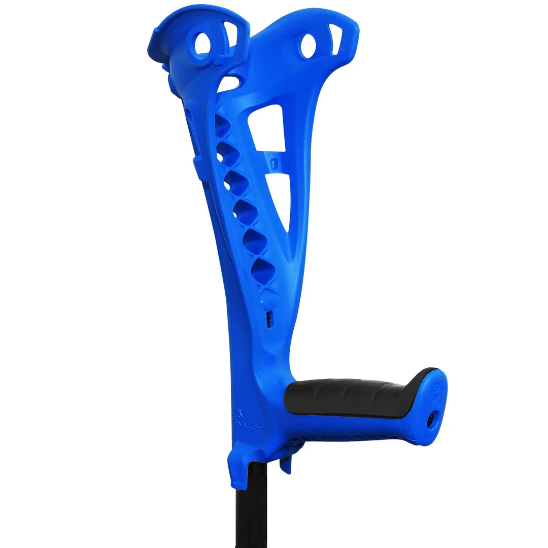 Fdi access safewalk crutches var single blue 2