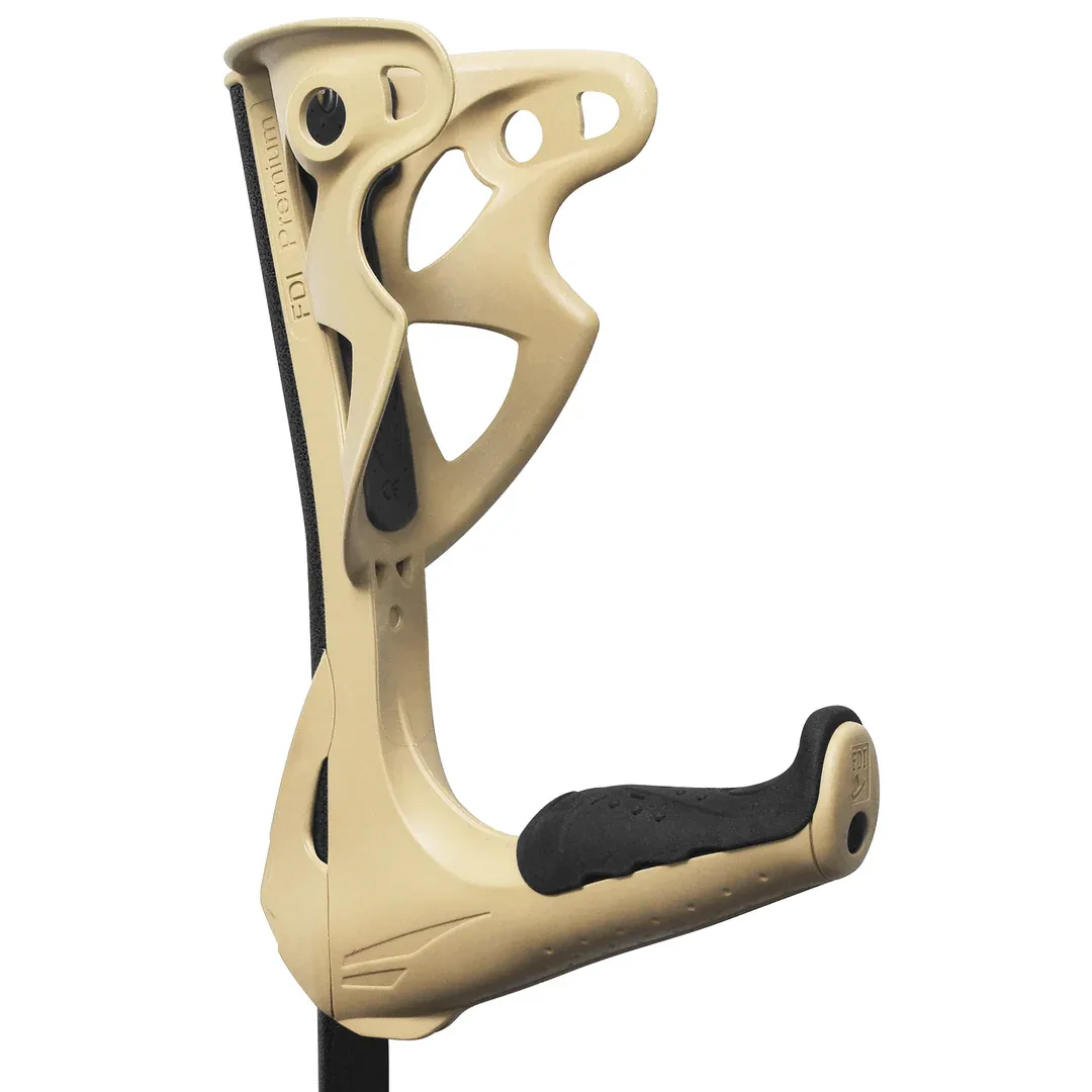 Fdi premium crutches var image single black beige 2