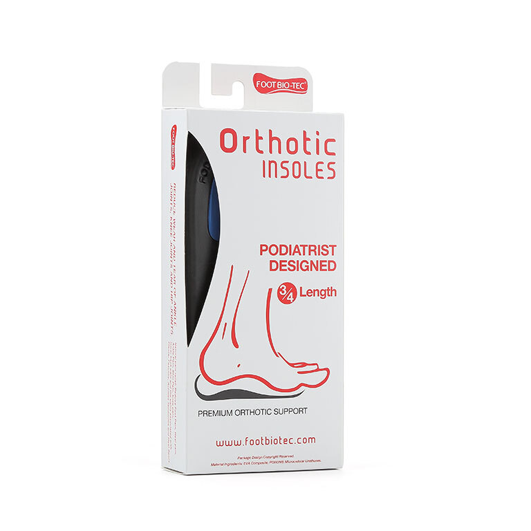 Orthotic insole black foot bio tec thumbnail