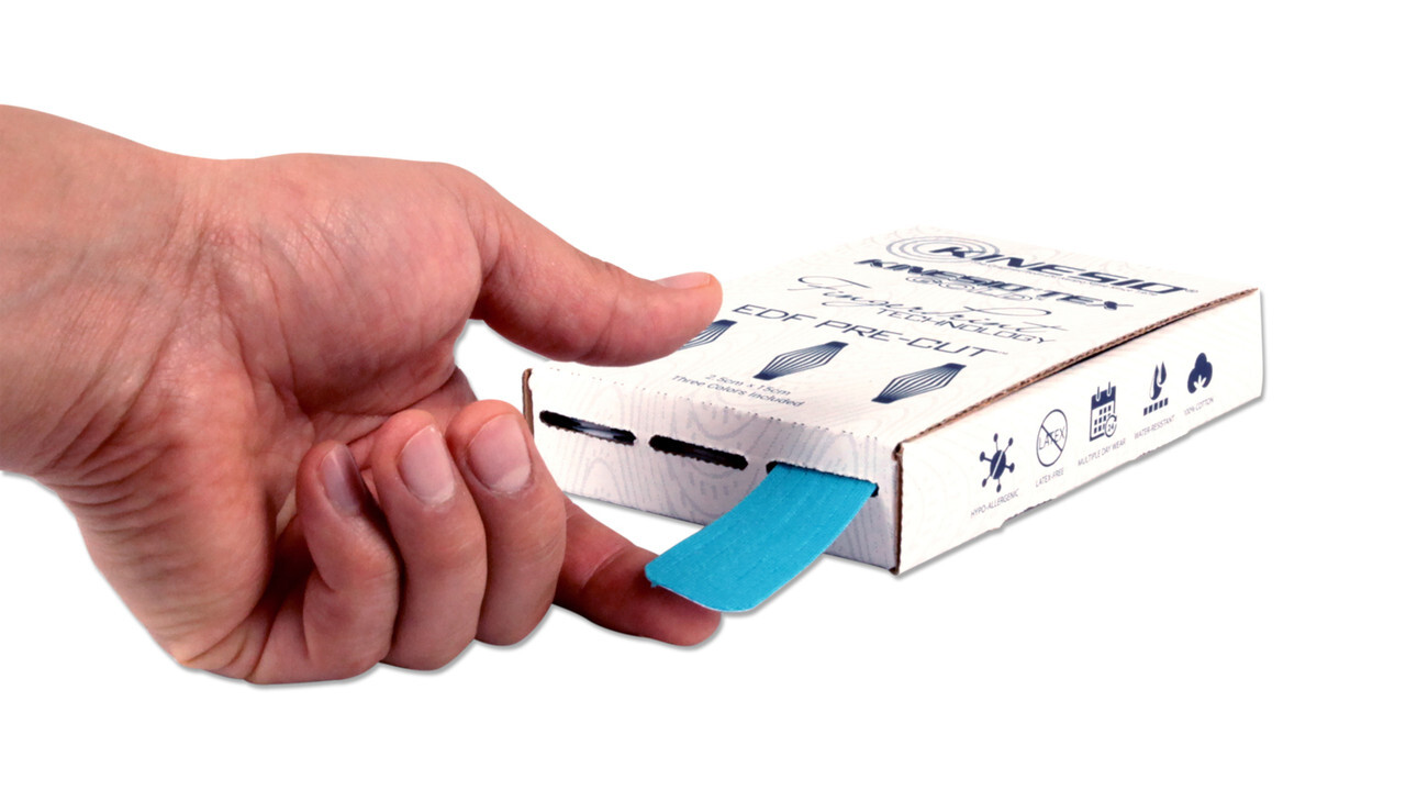 PCEDF Kinesio Tape EDF Pre Cut Hand
