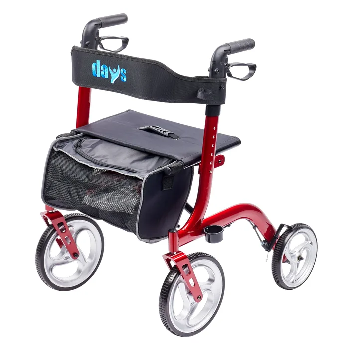 Hct 9137dr days superlite rollator red 1