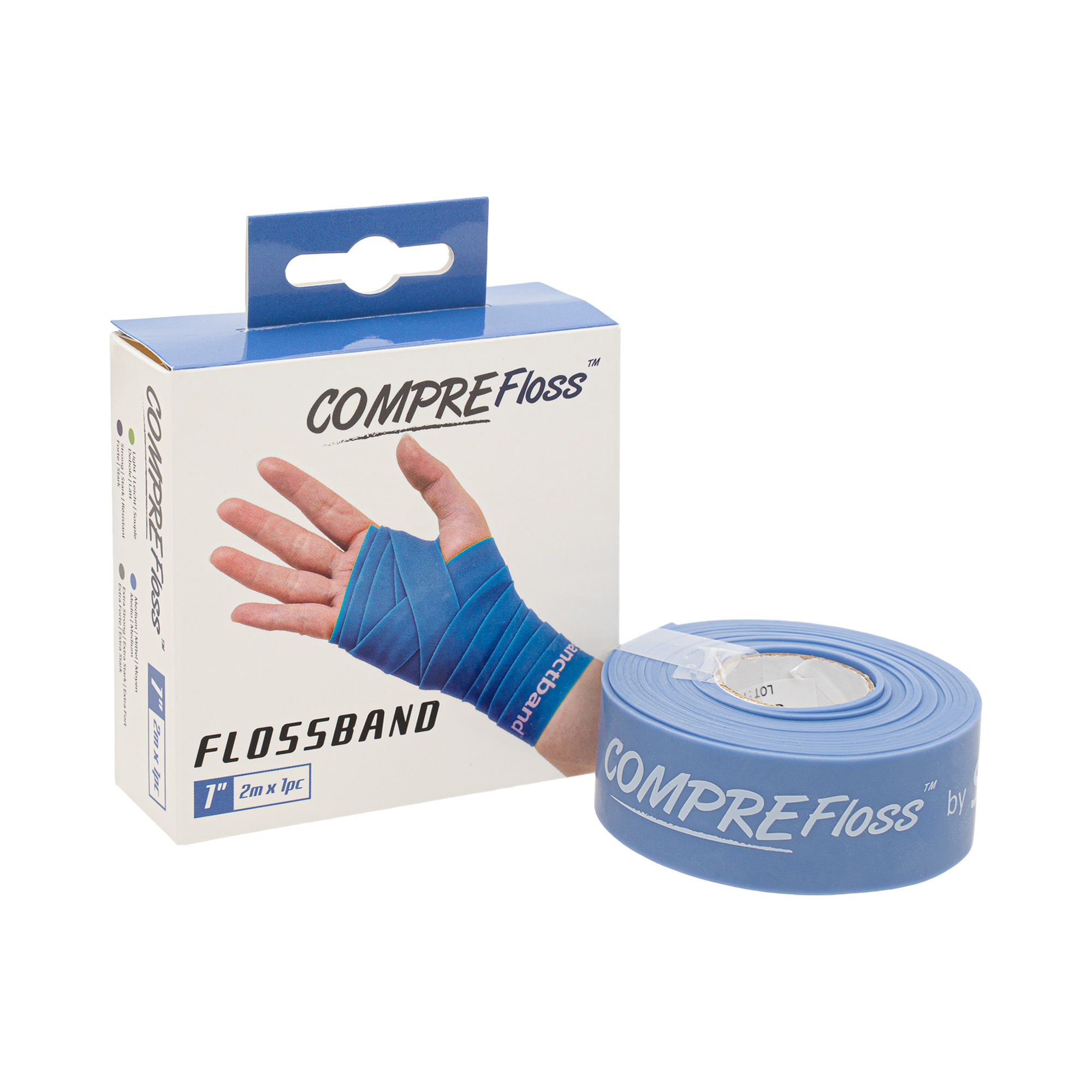 COMPRE Floss 1 inch width Blueberry IMG 1