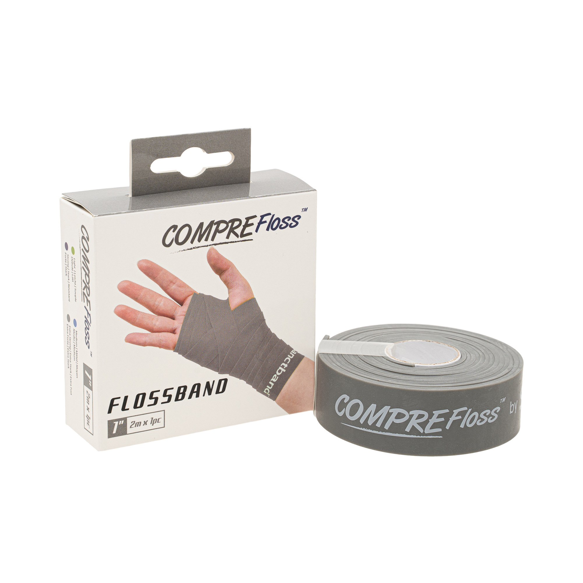 COMPRE Floss 1 inch width Gray IMG 1