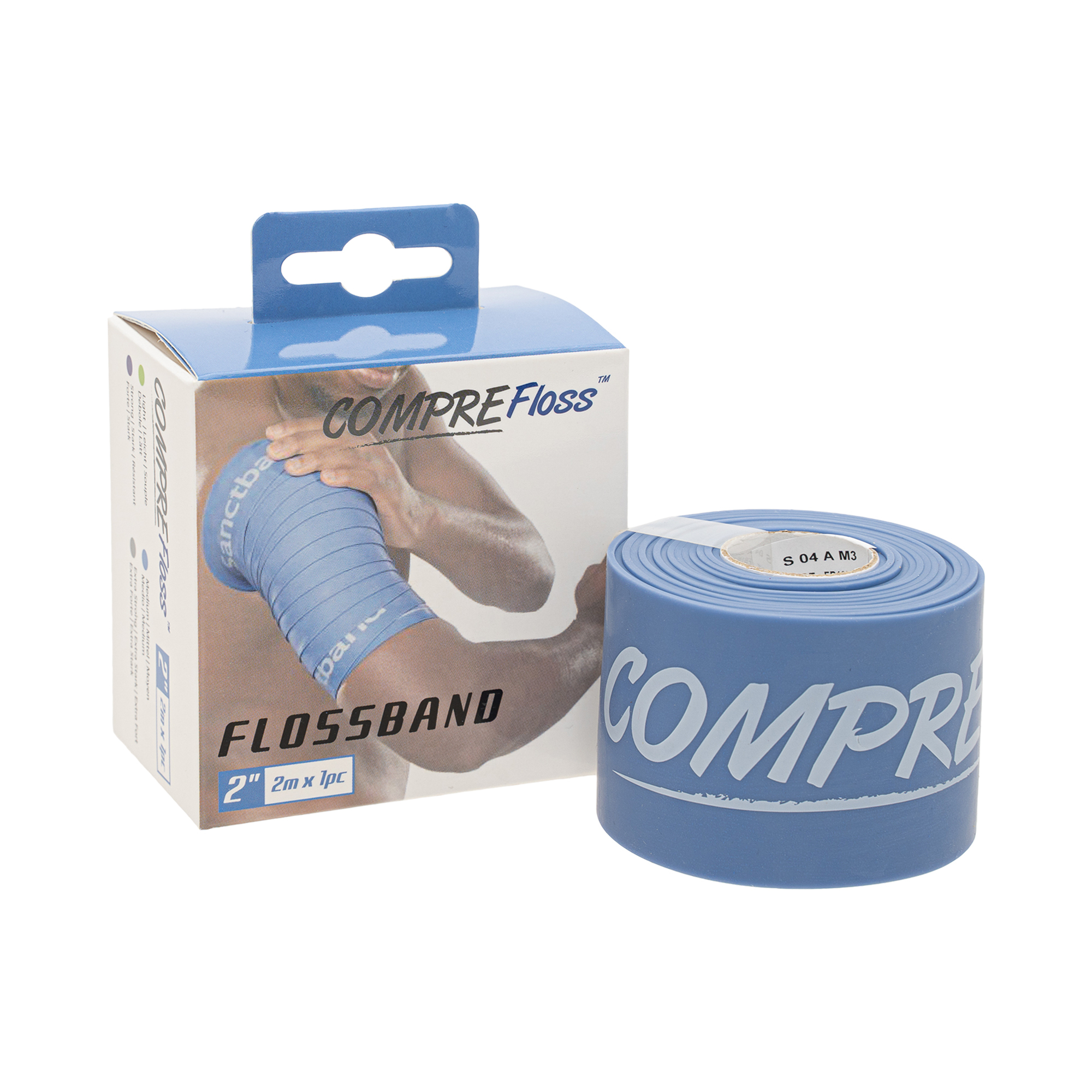 COMPRE Floss 2 inch width 2 0m length Blueberry IMG 1