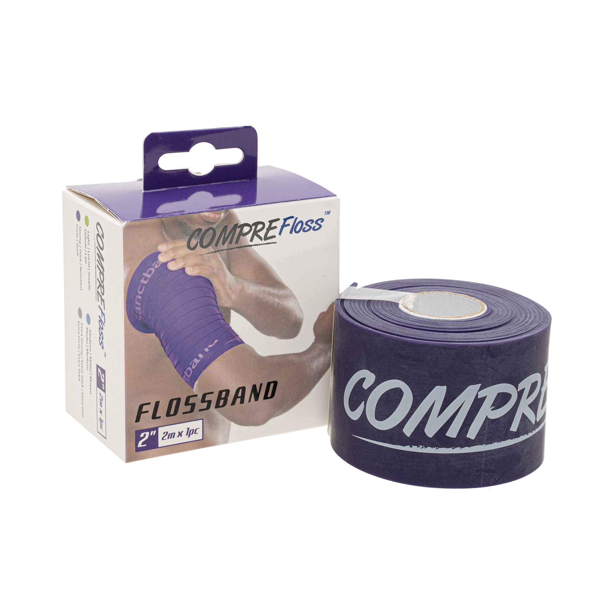 COMPRE Floss 2 inch width 2 0m length Plum IMG 1