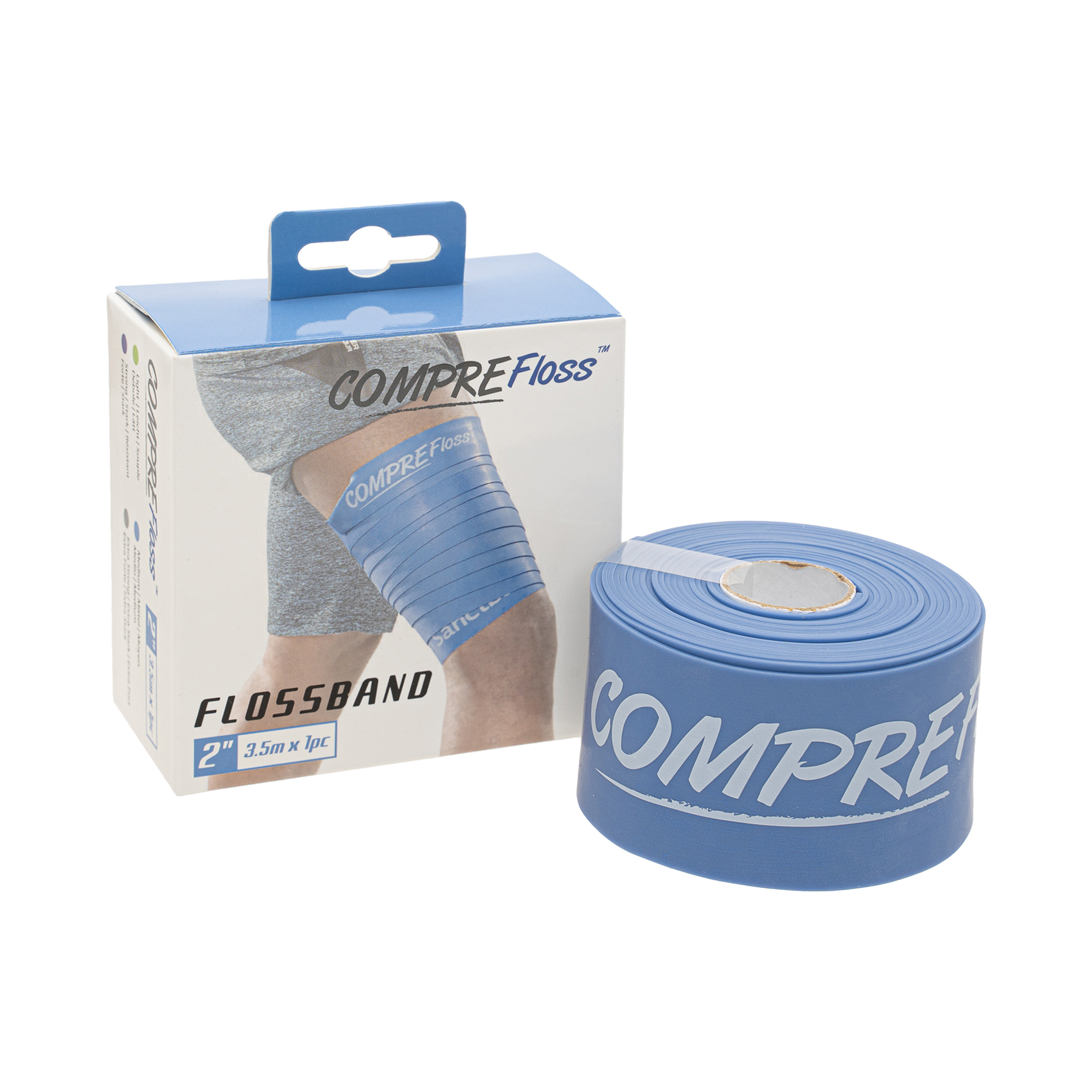 COMPRE Floss 2 inch width 3 5m length Blueberry IMG 1