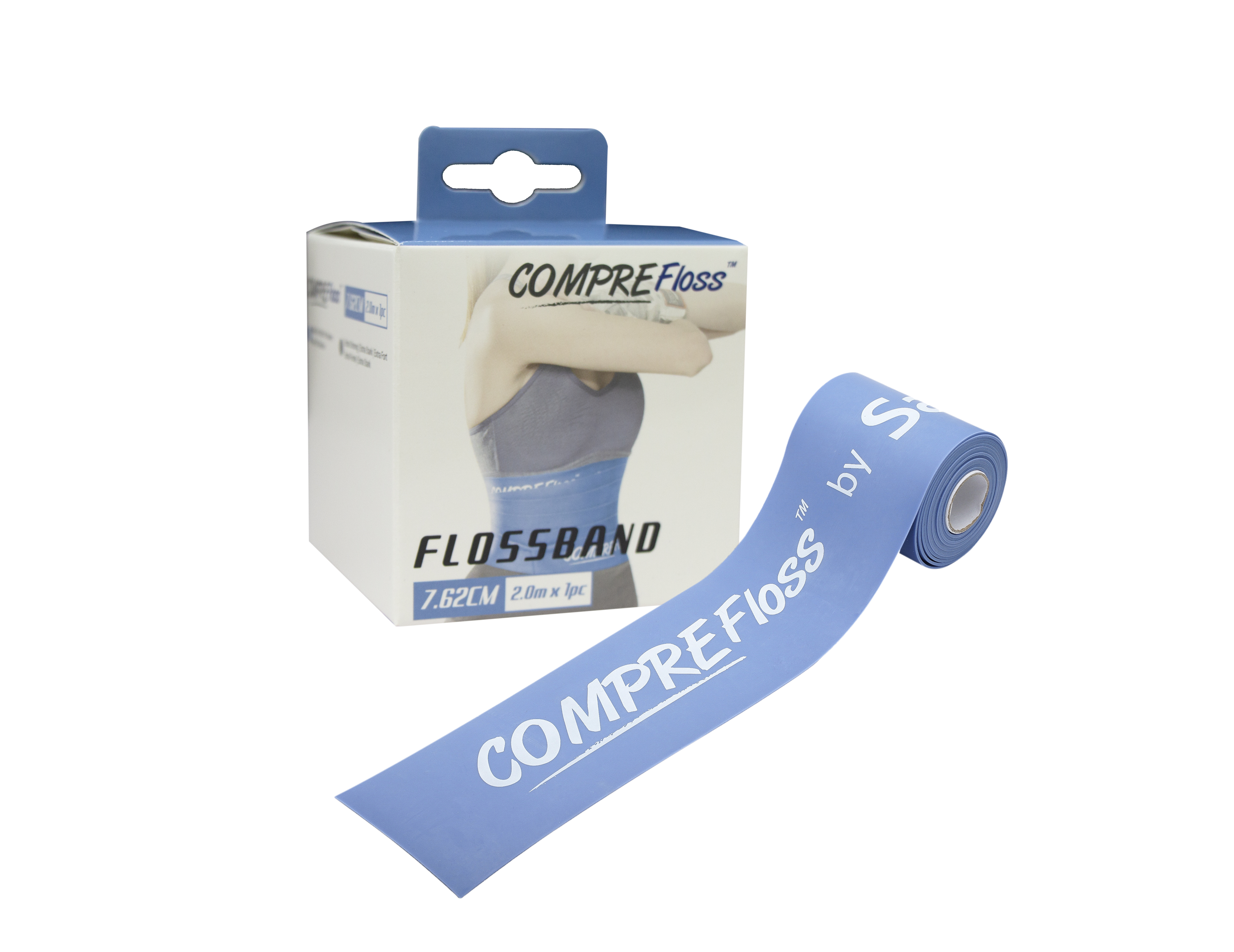 COMPRE Floss 3 inch width 2m length Blueberry IMG 1