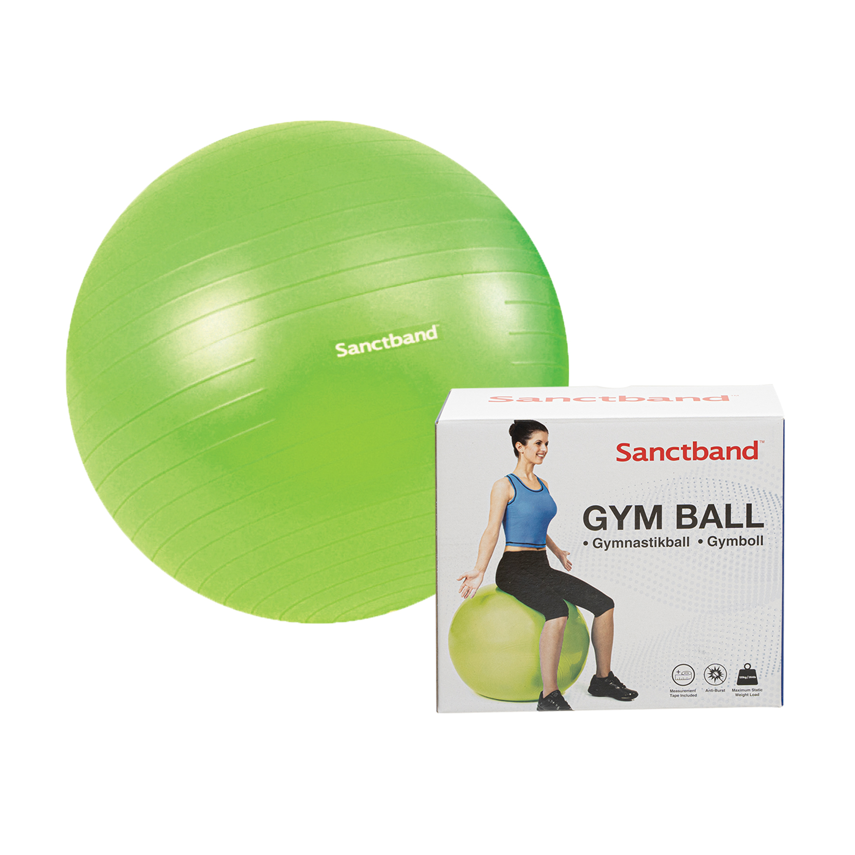 SB Retail Pack Gymball Limegreen