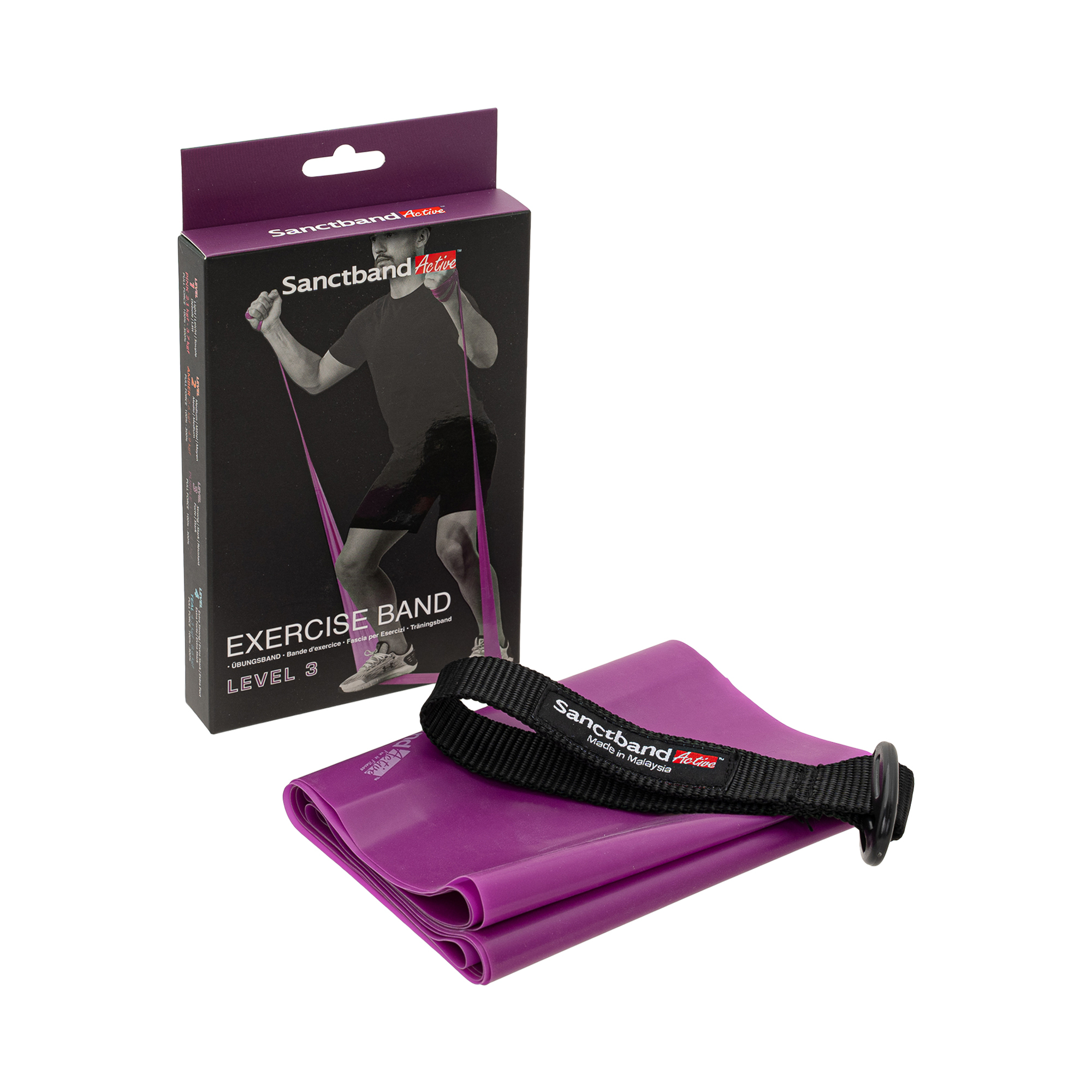 SBA Exercise Band Retail Pack Purple IMG1