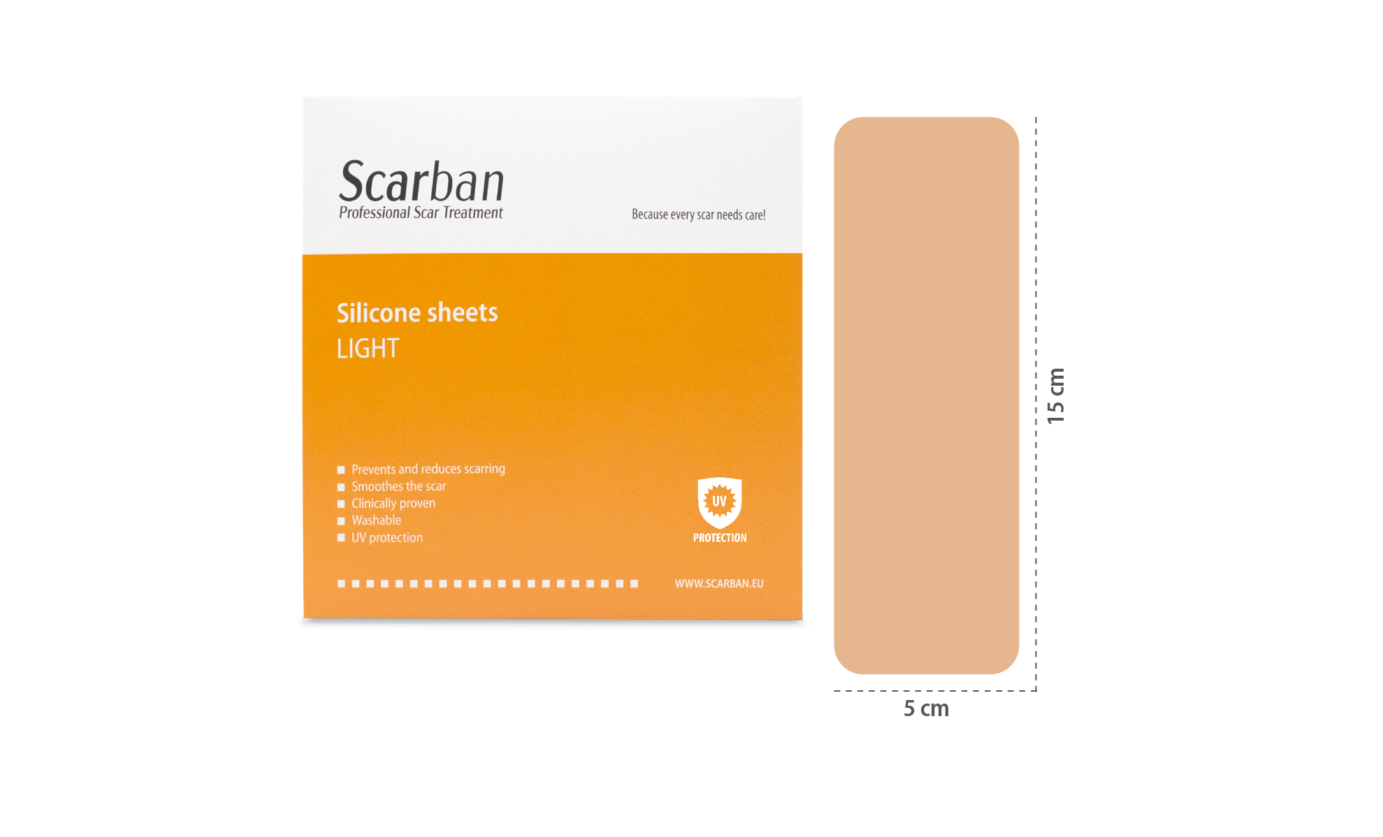 Scarban Light 5 x 15 cm 002